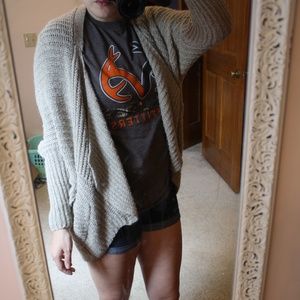 Knit cardigan